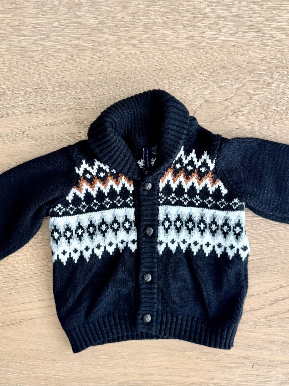 Janie and Jack Fair Isle Cardigan Sweater | 12–18 Months